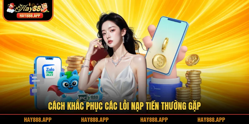 Cách khắc phục các lỗi nạp tiền thường gặp